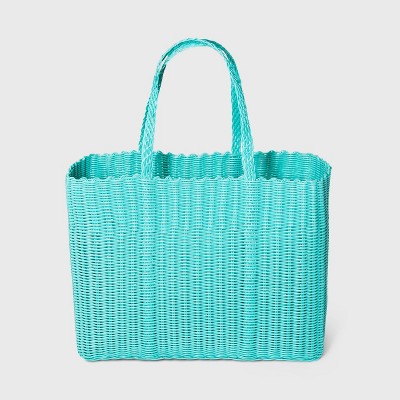 woven tote handbag shade and shore