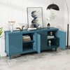 70.07'' 4-Door Cabinet, Sideboard Buffet, Modern Buffet Storage Cabinet, 330lbs Load Capacity Storage Cabinet For Living Room,Kitchen,Bedroom,Hallway - 2 of 4