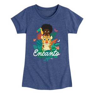 Girls' - Disney - Antonio Plant Fitted Short Sleeve Graphic T-Shirt - 1 of 4