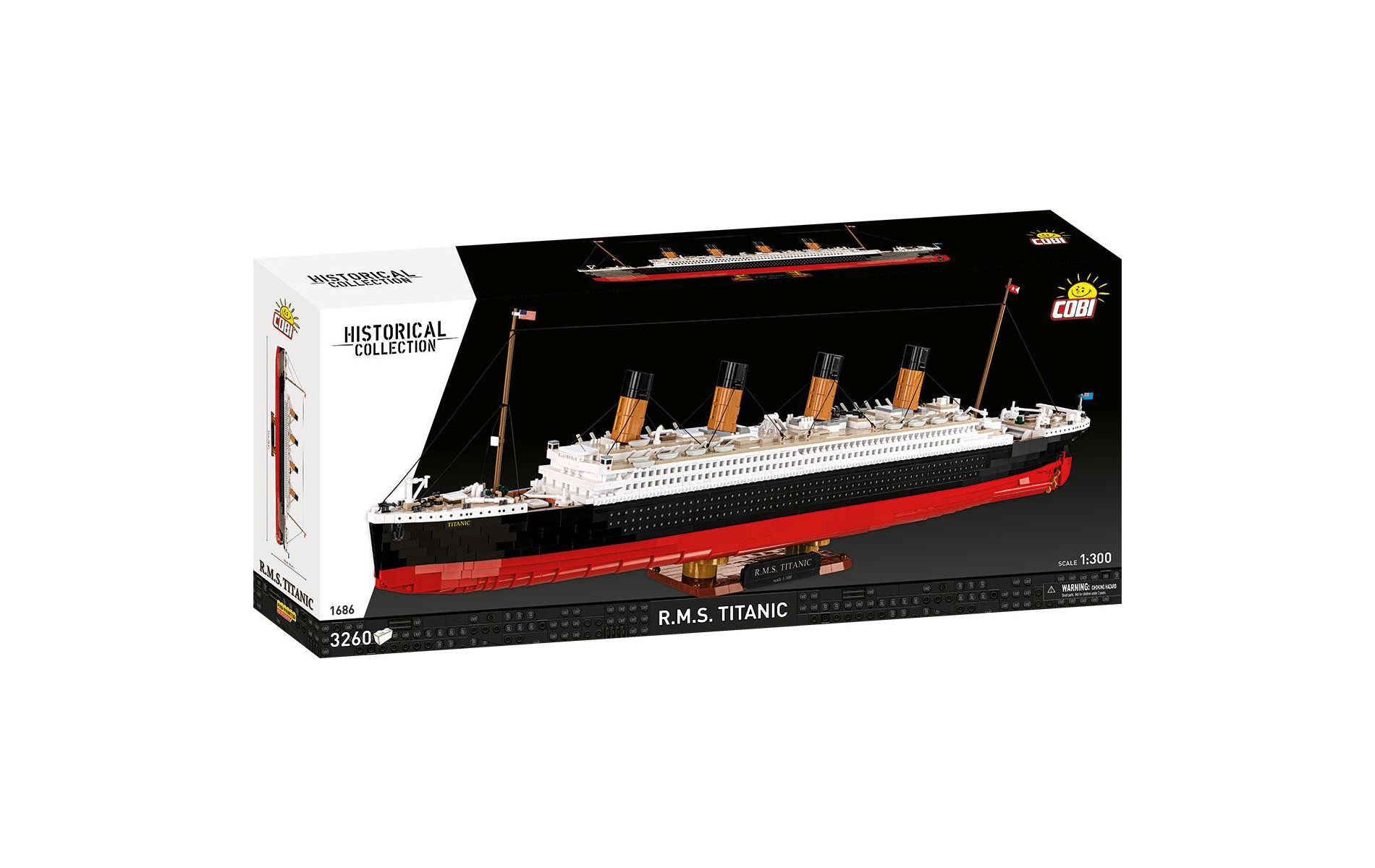 COBI Historical Collection R.M.S. TITANIC 1:300 Scale, 3260 Pieces