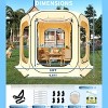 6/10/12 ft Outdoor All Weather Pop Up Tent, Instant Tent Shelter, Rainproof Camping Sun Shelter for Patio, Backyard, Deck - 2 of 4