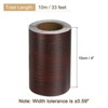 Unique Bargains Wood Grain Self Adhesive Waterproof PVC Repair Tape Red Cherry 1 Pc - 2 of 3