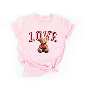Simply Sage Market Women's Love Bear Short Sleeve Graphic Tee - 1 of 4