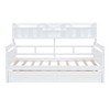 NicBex Twin Size Wooden Daybed, Modern Sofa Bed Frame with 2 Storage Drawers and Bedside Shelves for Boy and Girl - 3 of 4