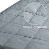 Catalonia Cotton Weighted Blanket, 15 LBS 60"x80" Full Size, Premium Heavy Blanket, Breathable Comfortable Comforter with Glass Beads for Good Sleep - 4 of 4