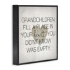 Stupell Industries Heartwarming Grandchildren Phrase, 24" x 24" - 3 of 4
