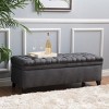 Storage Ottoman,Storage Ottoman Bench For Bedroom,Fabric End Of Bed Storage Bench, Button Tufted Footstool For Living Room Bedroom-Cuddlewood - 2 of 4