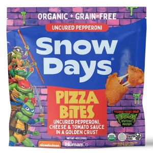 Snow Days Pepperoni Frozen Gluten Free Organic Pizza Bites - 6oz - 1 of 4