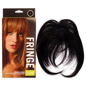 Modern Fringe Clip In Bang - R1 Black by Hairdo for Women - 1 Pc Hair Extension - 1 of 4