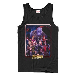 Men's Marvel Avengers: Infinity War Character Frame Tank Top - 1 of 4