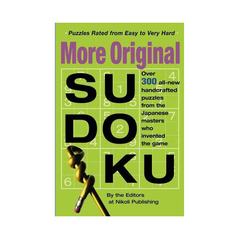 More Original Sudoku - by  Editors of Nikoli Publishing (Paperback), 1 of 2