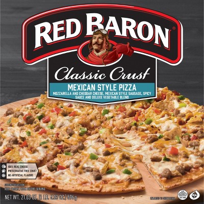 Red Baron Classic Mexican Style Frozen Pizza - 21.03oz