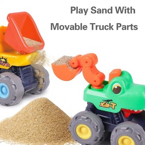 iPlay, iLearn Toddler Dinosaur Truck Toy, Baby Pull Back Toy Car 1 2 3 Year Old Boy - 1 of 3