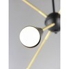 Maxim Lighting Lovell 6 - Light Pendant in  Black/Satin Brass - 2 of 4