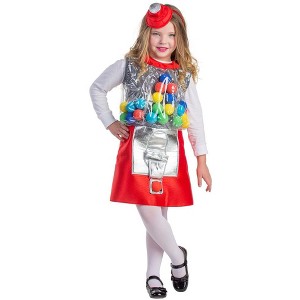 Dress Up America Gumball Machine Costume Dress for Girls - 1 of 2