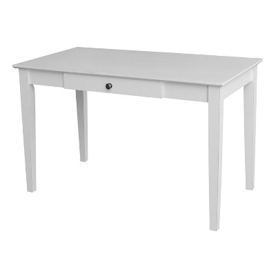 target white writing desk