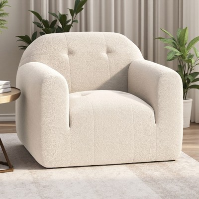 Modern Club Chair Sleek Accent Chair for Living Room or Office