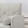 NicBex Mid-Century Modern Accent Chair, Button-Tufted Diamond Stitching with Bolster Pillows for Living Room & Bedroom Chair - 4 of 4