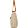 FATMOON Large Straw Bags for Women Straw Travel Beach Totes Bag Shoulder Bag Woven Summer Tote Hobo Bag Handmade Shoulder Bag Handbag - 4 of 4