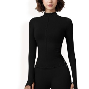Anna-Kaci Active Women's Long Sleeve Zip-Up Activewear Jacket - 1 of 4