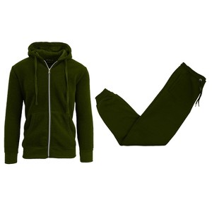 Galaxy By Harvic Boy's  Fleece Jogger Sweatpants and Hoodie Sweatshirt Set - 1 of 4