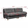 PexFix Modern Velvet Love Seat Sofa Suitable for Living room Apartment Bedroom Office - 4 of 4