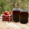 Cornucopia Brands Amber Glass Mason Jars (6pk, Pint Size); Colored Glass Canning and Apothecary Jars - 4 of 4