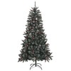 vidaXL Artificial Christmas Tree with Stand Green 70.9" PVC - 2 of 4