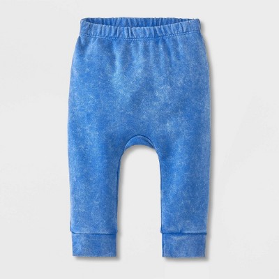 Image of Baby Solid Jogger Pants - Cat & Jack™ Blue 3-6M