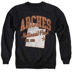 Men's Arches National Park State Line Crewneck Sweatshirt - 1 of 4