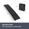 TopComfy Pet Step and Ramp Four Fold Portable Non Slip Surface Sturdy Design for Dogs Cars SUVs Trucks Home Use, Black, 17.7"*19.3"*6.3" - 4 of 4