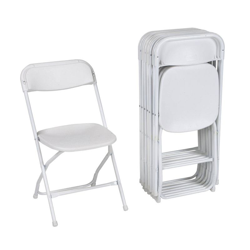 Cosco 8pk Zown Plastic Stackable Indoor/Outdoor Folding Chairs, 1 of 6