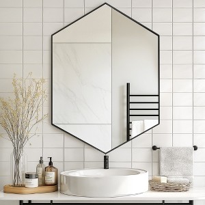 CSBDHOME 24"W x W34"H Medicine Cabinet With Mirror - 1 of 4