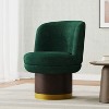 Christopher Knight Home Afanasev Round Upholstered 360° Swivel Accent Chair - 2 of 4