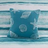 NicBex 6 Pcs Printed Comforter Set Quilted Bedding Set, Stripe Bedding Comforter Sets with Throw Pillows, Machine Washable - 2 of 4