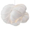 Possini Euro Design Nimbus 19 1/4" Modern Pendant Ceiling Light Fixture Dining Room Over Table Kitchen Island Foyer Unique White Plastic Hallway - 3 of 4