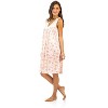 Casual Nights Women's Floral Lace Tricot Sleeveless Nightgown - 2 of 3
