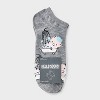 Women's Bubble Bath Piggy Low Cut Socks - Charcoal Heather/Pink 4-10 - 2 of 3