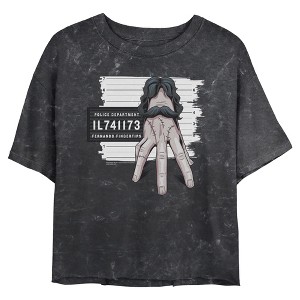 Juniors Wednesday Police Department Fernando Fingertips T Shirt - 1 of 4