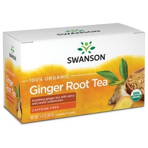 Swanson 100% Organic Ginger Root Tea 20 Bags. - 1 of 2