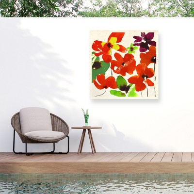Trademark Fine Art - Jenny Frean Floral Fantasy Matted Framed Art