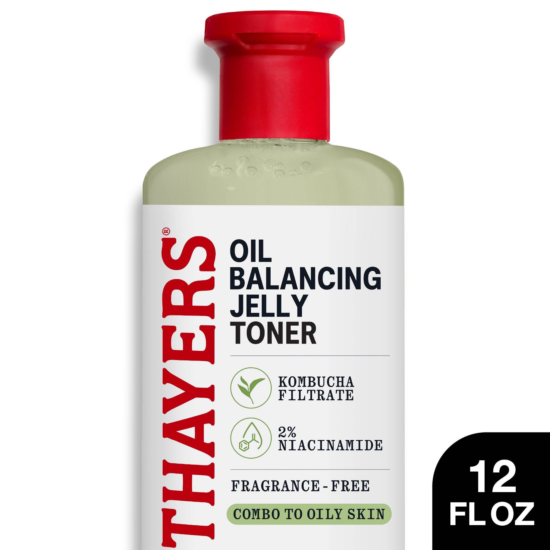 Thayers Remedies Oil Balancing Jelly Toner for Face - 12 fl oz: Niacinamide Facial Treatment, Unscented