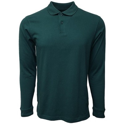 Marquis Men's Long Sleeve Slim Fit Polo Jersey