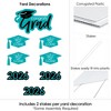 Big Dot of Happiness Teal Grad Class of 2026 Outdoor Decorations - Graduation Yard Signs - Set of 8 - 4 of 4