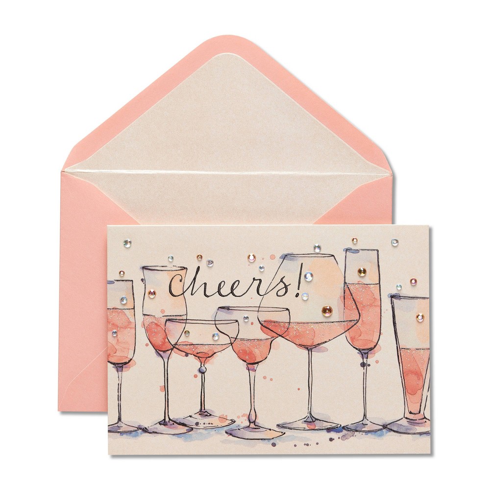 Photos - Envelope / Postcard Wedding Card Cheers Champagne - PAPYRUS