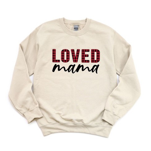 Simply Sage Market Women's Graphic Sweatshirt Loved Mama - image 1 of 4