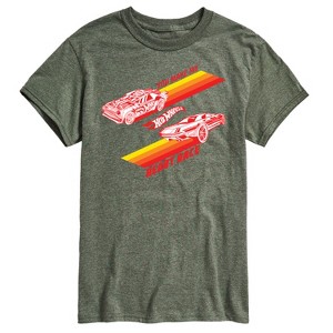 Men's - Hot Wheels - Valentine's You Make My Heart Race Short Sleeve Graphic T-Shirt - 1 of 4