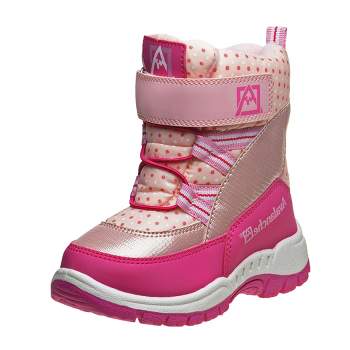 Avalanche Dots Girls' Hook and Loop Snowboots. (Toddler/Little Kids)