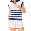 Women's Celia Stripe Vest - Mary Square - 2 of 3