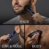 Remington Rechargeable Beard Trimmer Kit for Mustaches, Nose Hair, and Light Detailing and Grooming with Bonus  Battery Nose Trimmer - 3 of 4